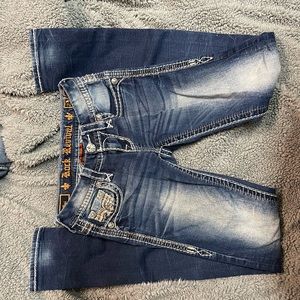 Rock revival skinny jeans.